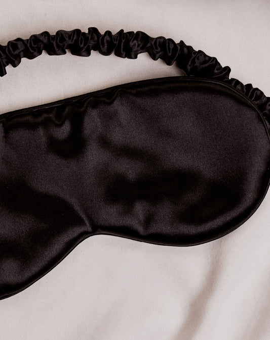 Silk Sleep Mask Black