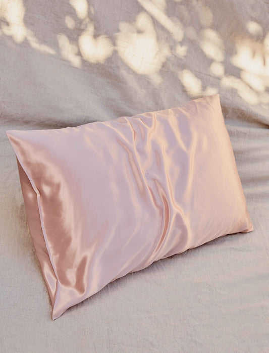 22 Momme Mulberry Silk Pillowcase - Baby Pink