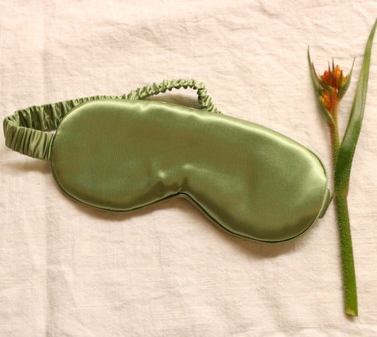 22 Momme Silk Sleep Mask Sage Green